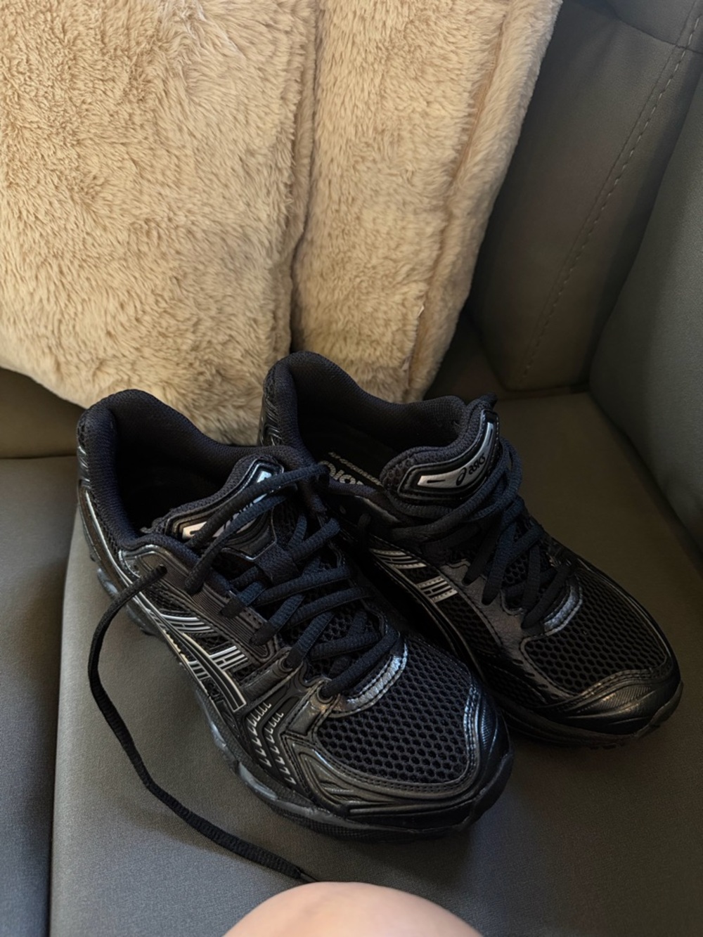 Asics Women's Black Athletic Running Shoes